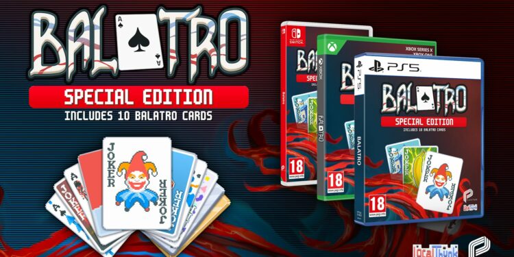Balatro arrive en édition physique Spéciale sur Nintendo Switch