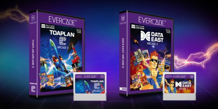 Evercade annonce deux nouvelles cartouches de jeux d’arcade, disponibles en même temps que les bartops Evercade Alpha en novembre