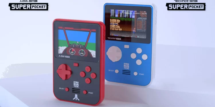 Deux nouvelles consoles Super Pocket font leur apparition : découvrez l’édition Atari et l’édition Technos, disponibles cet automne
