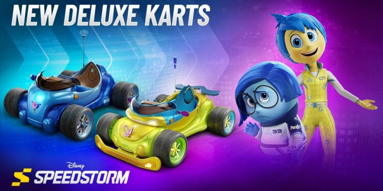 Les karts de luxe de Joie et Tristesse sont désormais disponibles dans Disney Speedstorm