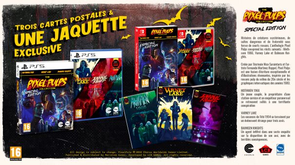 The Pixel Pulps Collection – Special Edition est désormais disponible sur Nintendo Switch
