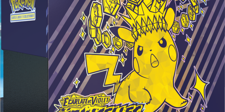 La nouvelle extension Écarlate et Violet – Étincelles Déferlantes ​du JCC Pokémon ​bientôt disponible