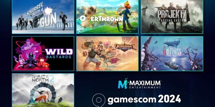 Maximum Entertainment se rend à la Gamescom pour présenter son catalogue de jeux très attendus