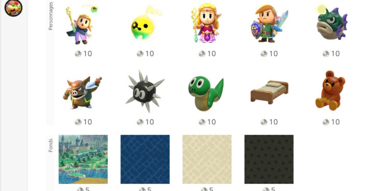 Des icônes Zelda: Echoes of Wisdom ont été ajoutées au Nintendo Switch Online
