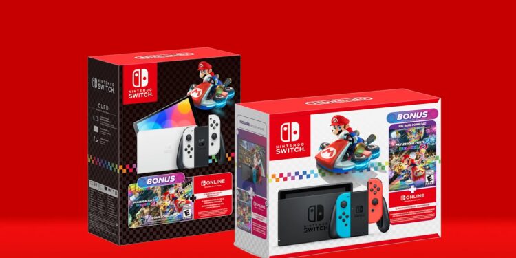 Les bundle Mario Kart 8 Deluxe avec Nintendo Switch OLED dévoilés pour l’Amérique du Nord