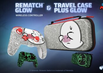 Nouvelle manette Switch sans fil Rematch Glow Boo Hoo de PDP