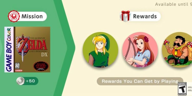 Des icônes The Legend of Zelda: Link’s Awakening ont été ajoutées au Nintendo Switch Online