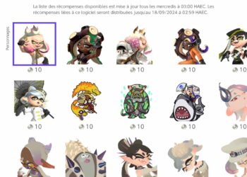 Des icônes Splatoon 3 ont été ajoutées au Nintendo Switch Online