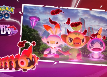 Défiez Ouistempo, Flambino, Larméléon et Hexadron dans les Combats Dynamax de Pokémon GO