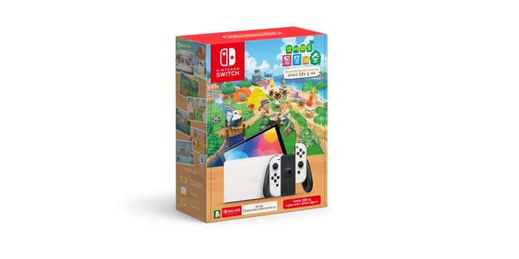 Nintendo lance un bundle Switch OLED + Animal Crossing en Corée du sud