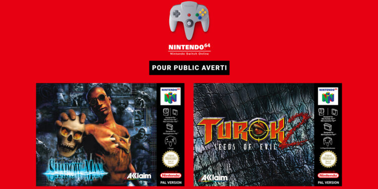 Deux nouveaux jeux Nintendo 64 arrivent sur le Switch Online