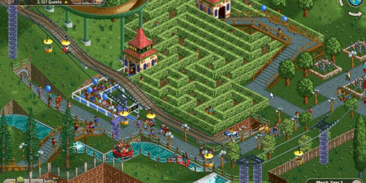 RollerCoaster Tycoon Classic annoncé sur Nintendo Switch