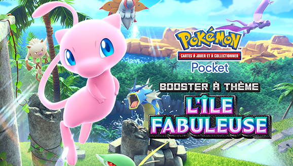 Explorez L’Île Fabuleuse, la dernière extension du JCC Pokémon Pocket