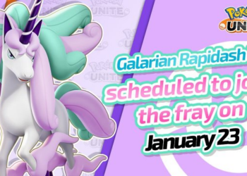 Galopa de Galar arrive dans Pokemon Unite