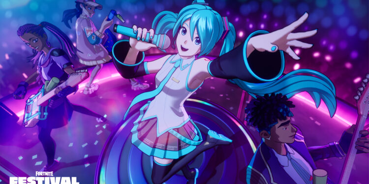 Hatsune Miku est l’icône de la saison 7 de Fortnite Festival !