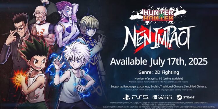 Une date pour Hunter x Hunter: Nen x Impact – Un casting limité mais déjà un Season Pass annoncé