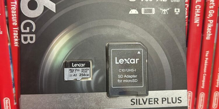 Présentation et test de la carte microSD Lexar Silver Plus sur Nintendo Switch