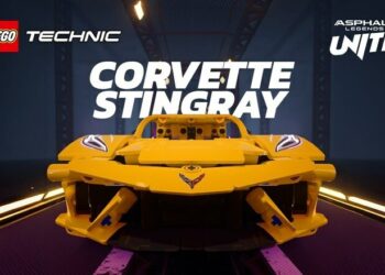 La LEGO Technic Chevrolet Corvette Stingray débarque dans Asphalt Legends UNITE