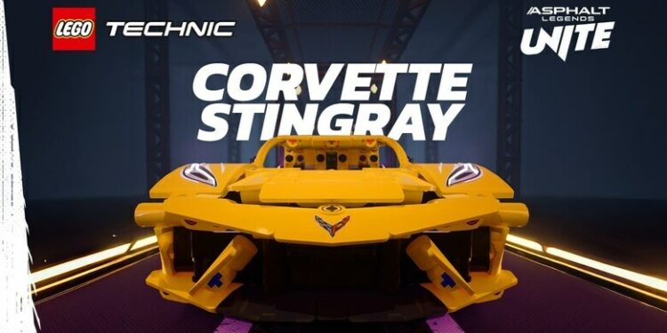 La LEGO Technic Chevrolet Corvette Stingray débarque dans Asphalt Legends UNITE