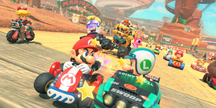 Comparaison des graphismes de Mario Kart World (Switch 2) et de Mario Kart 8 Deluxe