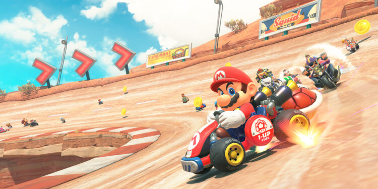 Comparaison des graphismes de Mario Kart World (Switch 2) et de Mario Kart 8 Deluxe