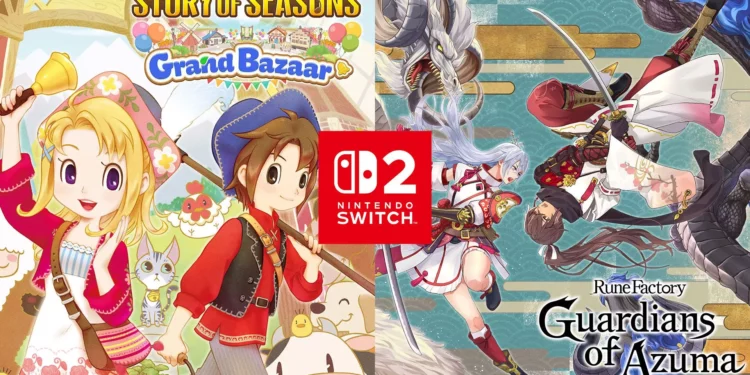 Deux jeux Marvelous arrivent sur Nintendo Switch 2 : Rune Factory Guardians of Azuma et STORY OF SEASONS Grand Bazaar