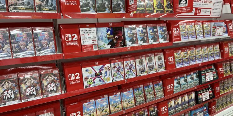 Les boutiques japonaises se préparent au lancement de la Nintendo Switch 2