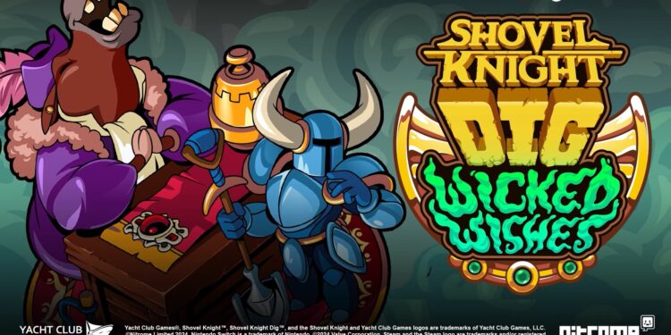Shovel Knight Dig confirme la date de sortie du DLC « Wicked Wishes »