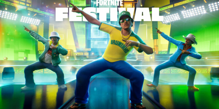 Bruno Mars devient l’icône du Festival Fortnite Saison 9