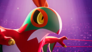 Méga-Brutalibré, le Pokémon Catcheur, entre sur le ring dans Légendes Pokémon : Z-A