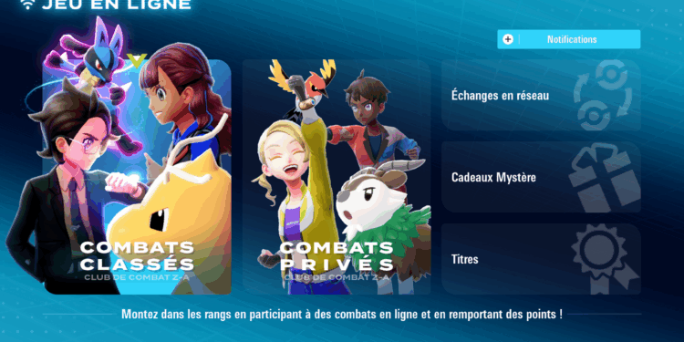 Prenez part à des combats à quatre dans le Club de Combat Z‑A de Légendes Pokémon : Z‑A