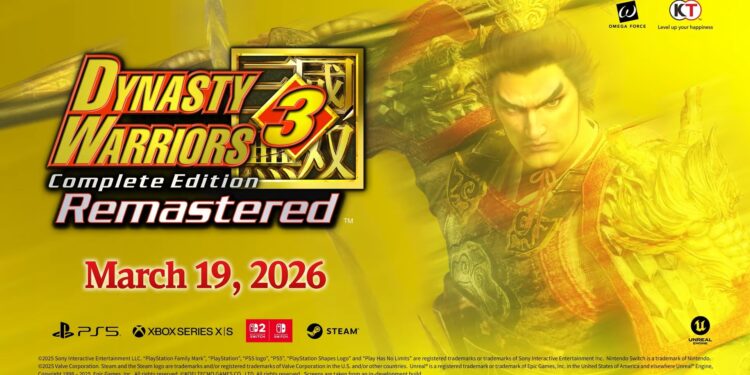 DYNASTY WARRIORS 3: Complete Edition Remastered
