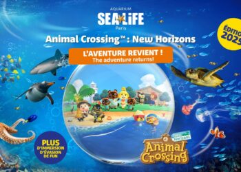 L’expérience Animal Crossing, présentée par SEA LIFE Paris Val d’Europe et Nintendo, revient du 18 octobre 2025 au 8 mars 2026