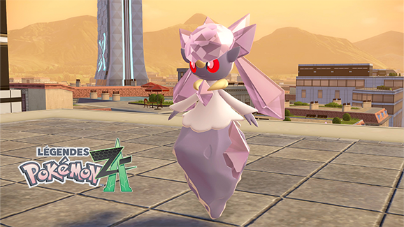 Obtenez une Diancite via Cadeau Mystère et Diancie dans Légendes Pokémon : Z‑A