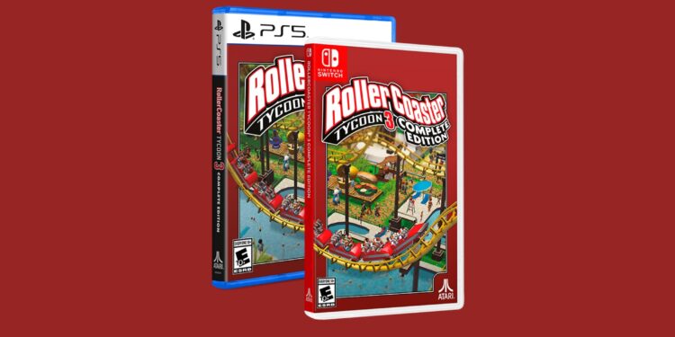 RollerCoaster Tycoon 3 – Annonce de la version physique Nintendo Switch