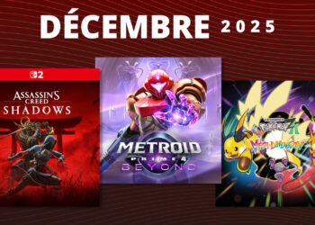 Les sorties Nintendo Switch et Switch 2 à ne pas rater en décembre 2025