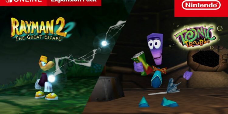 Rayman 2: The Great Escape et Tonic Trouble arrivent sur Nintendo Switch Online le 17 décembre
