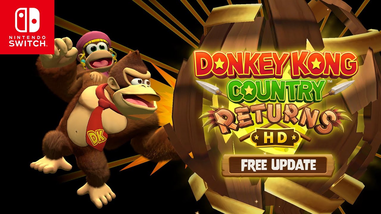 Un patch Switch 2 pour Donkey Kong Country Returns HD avec plein de surprises !