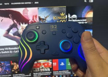La manette sans fil Afterglow Wave sur Switch 2 : l’éclat qui rivalise avec le pro ?