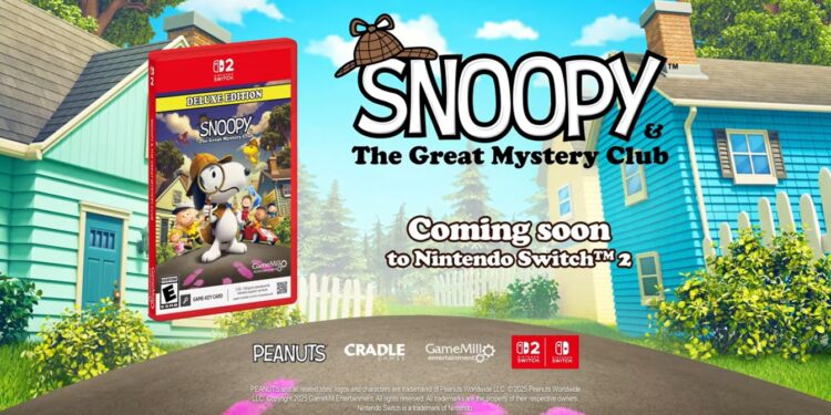 Snoopy & The Great Mystery Club arrive sur Switch 2 le 17 mars