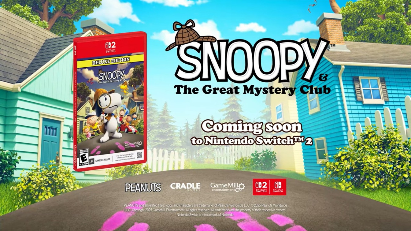 Snoopy & The Great Mystery Club arrive sur Switch 2 le 17 mars