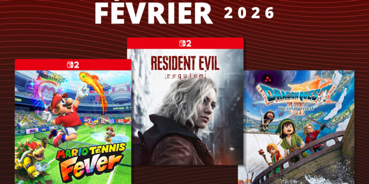Les sorties Nintendo Switch et Switch 2 à ne pas rater en février 2026