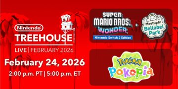Nintendo annonce un Treehouse Live demain avec Super Mario Bros. Wonder Switch 2 et Pokémon Pokopia