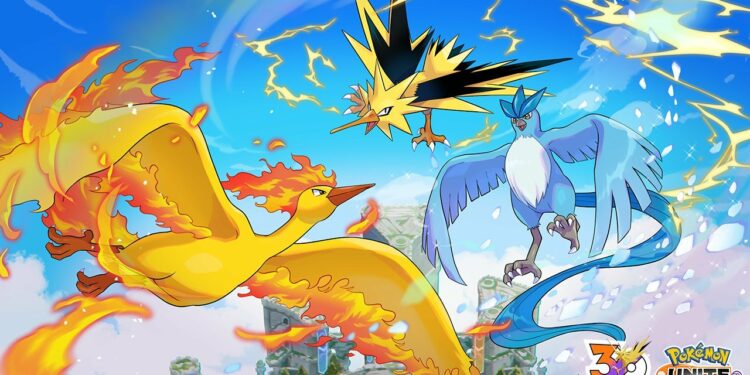 Électhor, Artikodin et Sulfura annoncés pour Pokémon UNITE