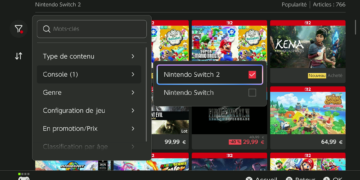 Nintendo Switch 2 : un filtre dédié fait son apparition sur l’eShop