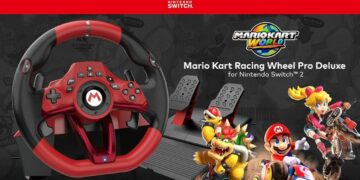 HORI dévoile un volant Mario Kart World pour Switch 2 : précommandes ouvertes