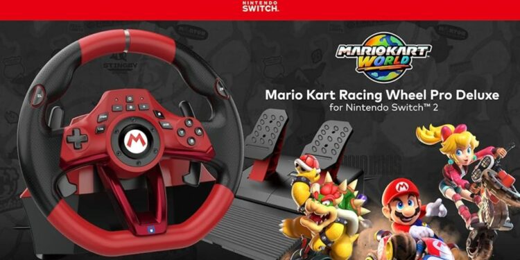 HORI dévoile un volant Mario Kart World pour Switch 2 : précommandes ouvertes