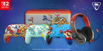 Turtle Beach dévoile 3 nouveaux accessoires Mario pour la Switch 2