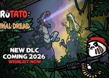 Brotato dévoile son DLC Primal Dread : dinosaures mutants et jungle mécanique en approche