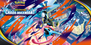 Méga-Amphinobi affronte Méga-Floette dans l’extension Chaos Ascendant du Jeu de Cartes à Collectionner Pokémon